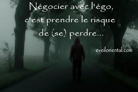 On ne négocie pas avec l'égo...